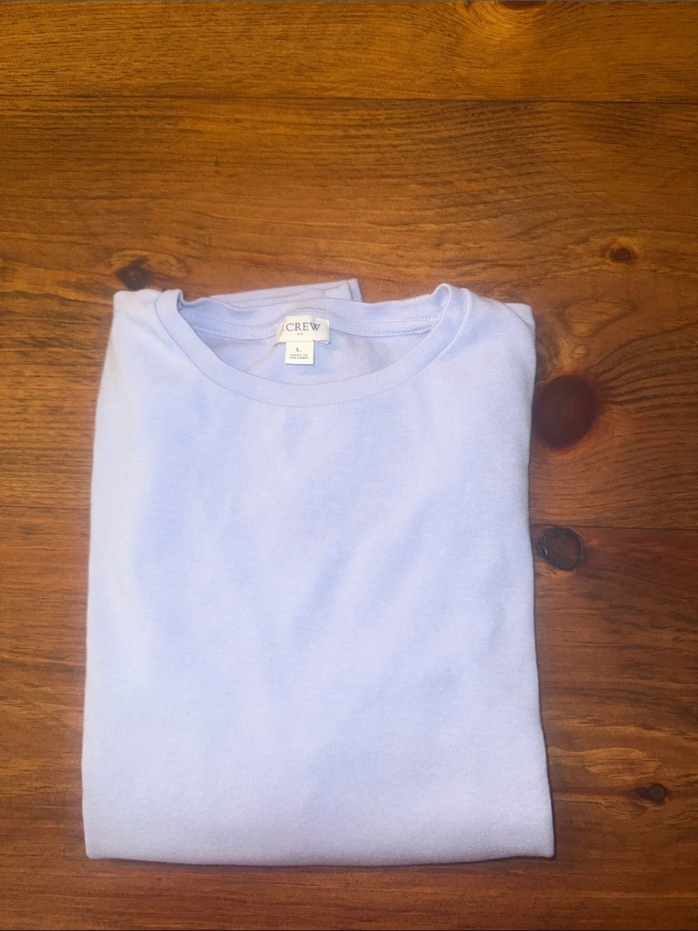J. Crew Pale Lavender Long Sleeve Crewneck